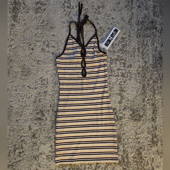 Neon & Nylon Striped dress NWT - Picture 6 of 15